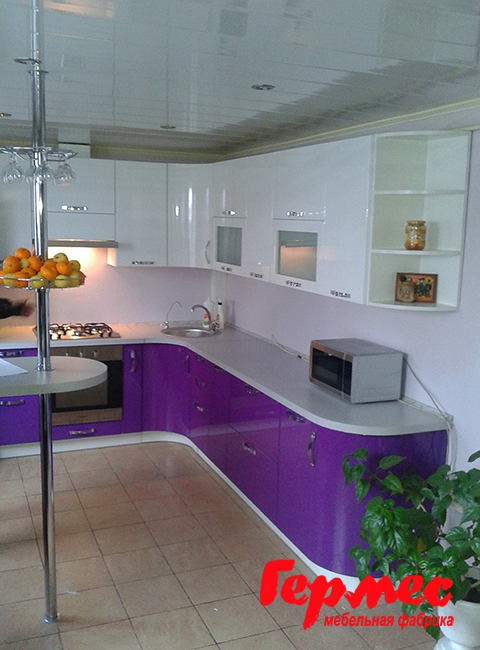 кухня краски фиолет
